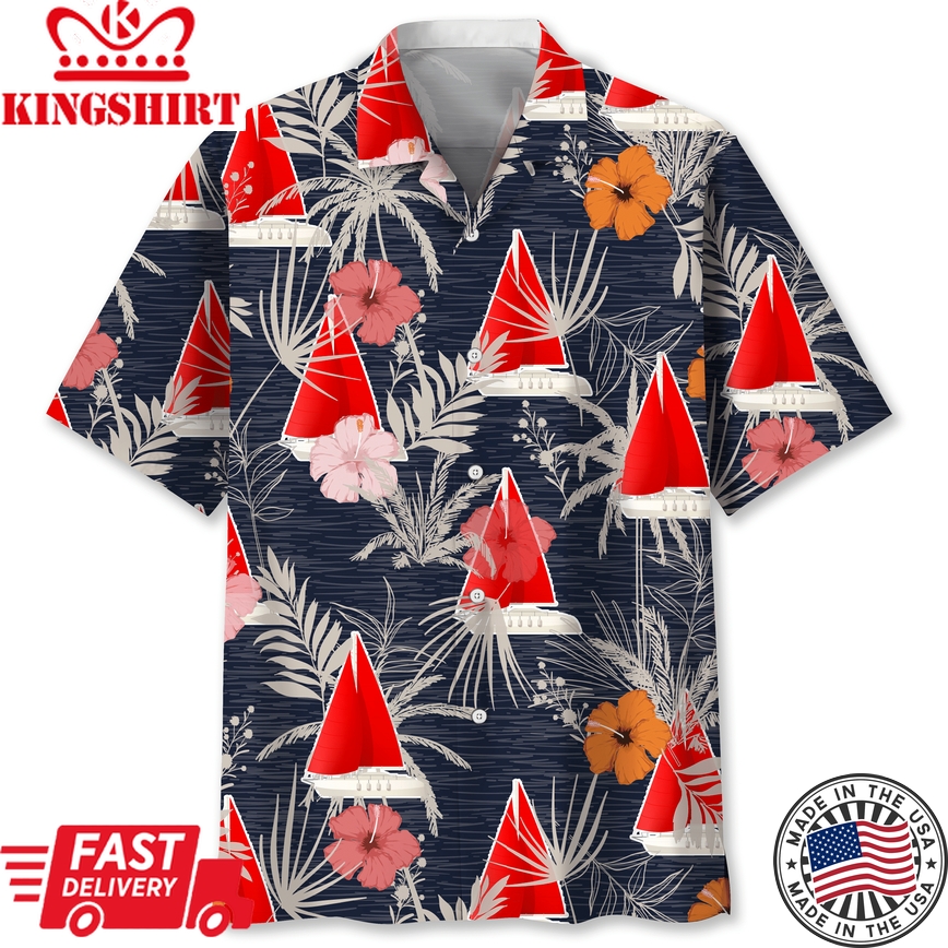 Sailing Nature Trendy Hawaiian Shirt