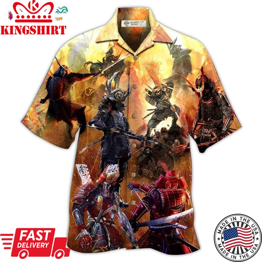 Samurai Knows His Duty And Guard His Honor Hawaiian Shirt