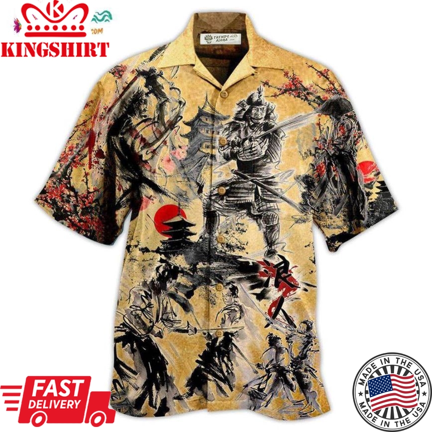 Samurai The Way Of The Samurai Is Found In Death Hawaiian Shirt