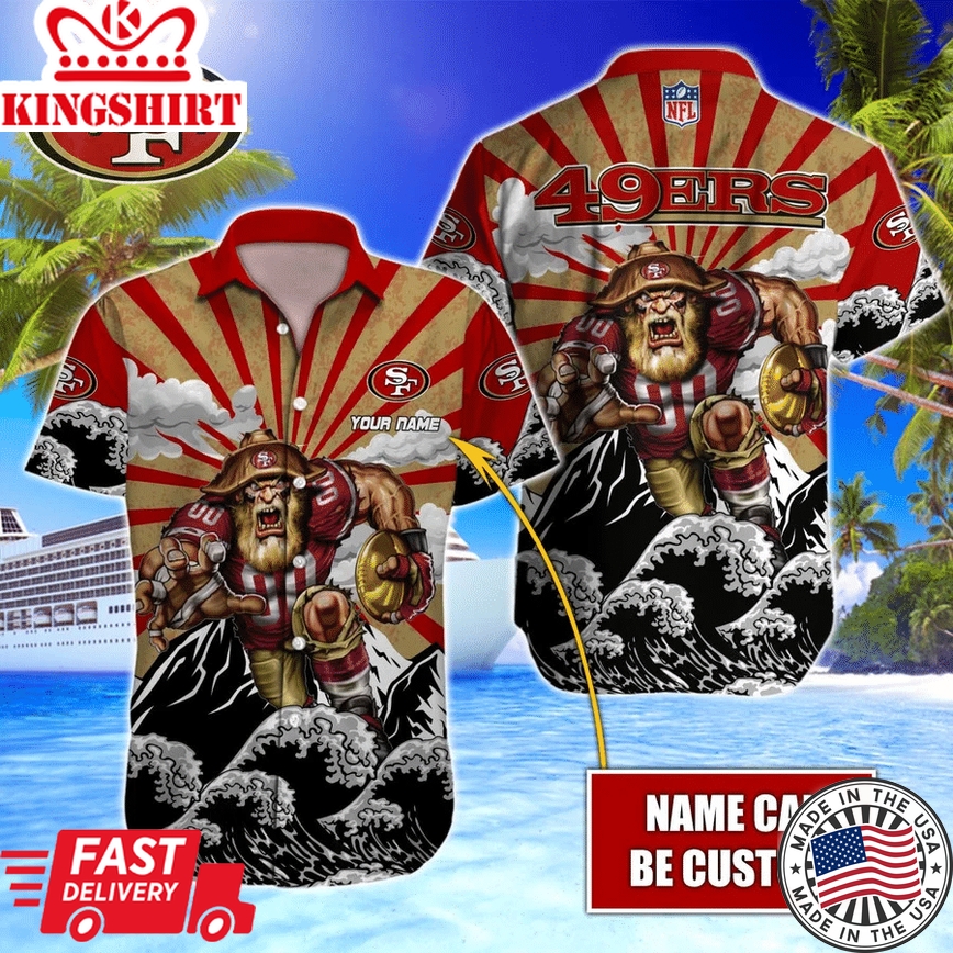 San Francisco 49Ers Men Hawaiian Shirt