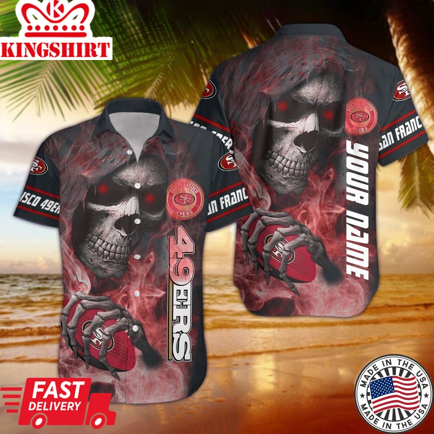 San Francisco 49Ers NFL All Over Print Personalized Hawaiian Shirt And Shorts For Fans