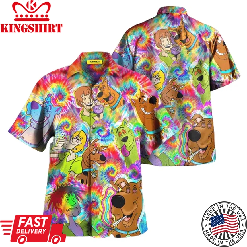 Scooby-Doo Trendy Hawaiian Shirt Groovy Scooby Doo High Hawaii Shirt Cute Scooby-Doo Aloha Shirt 2022