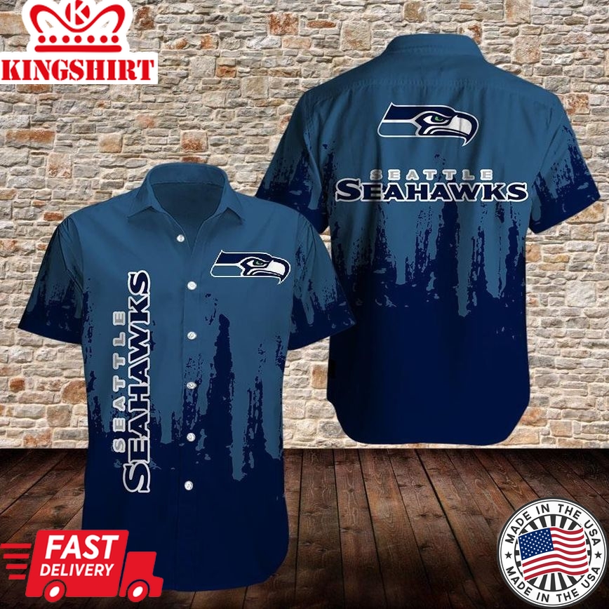 Seattle Seahawks Limited Edition Hawaiian Shirt Trending Hawaiian Shirts Design Ver 2