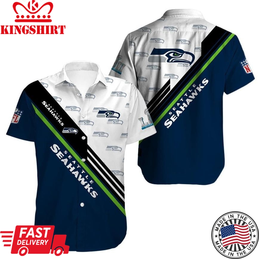 Seattle Seahawks Limited Edition Hawaiian Shirt Trending Hawaiian Shirts Design Ver 7