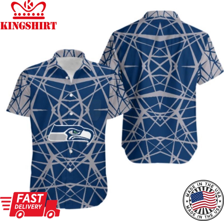 Seattle Seahawks NFL Gift For Fan Hawaii Shirt And Shorts Summer Collection