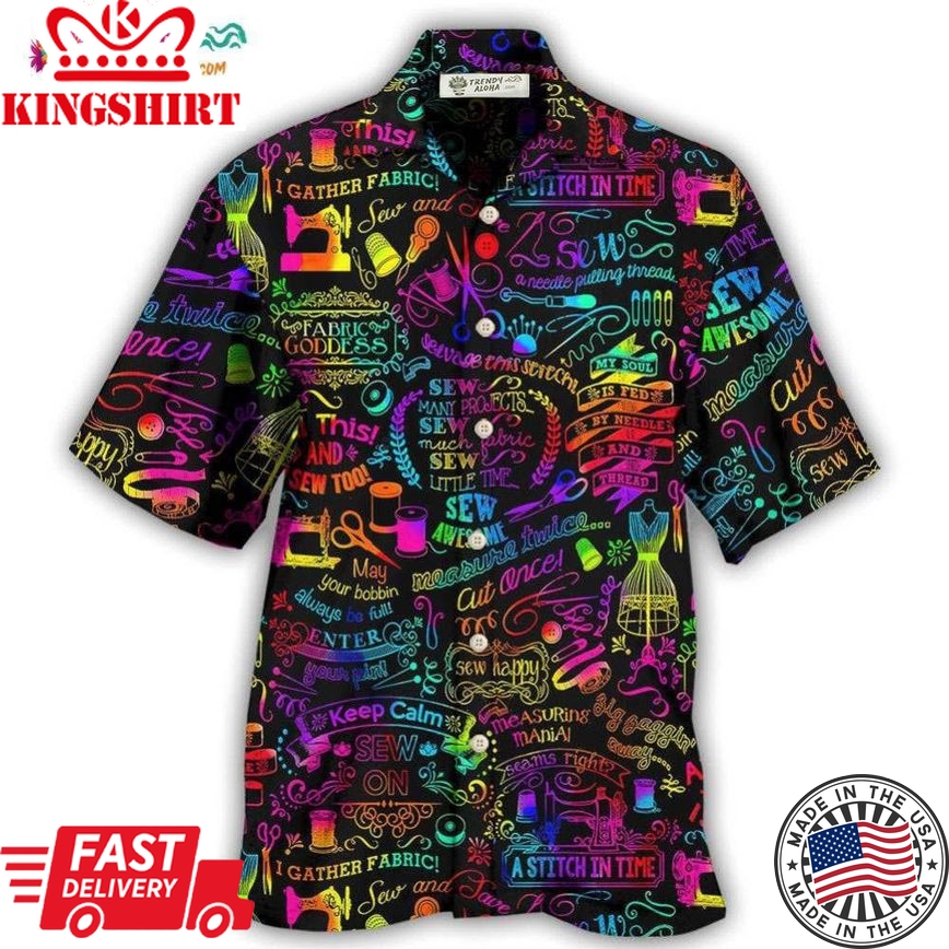 Sewing Beautiful Words Hawaiian Shirt