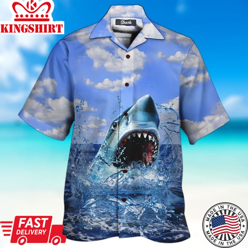 Shark 3D All Over Printed Hawaiian Shirt And Short