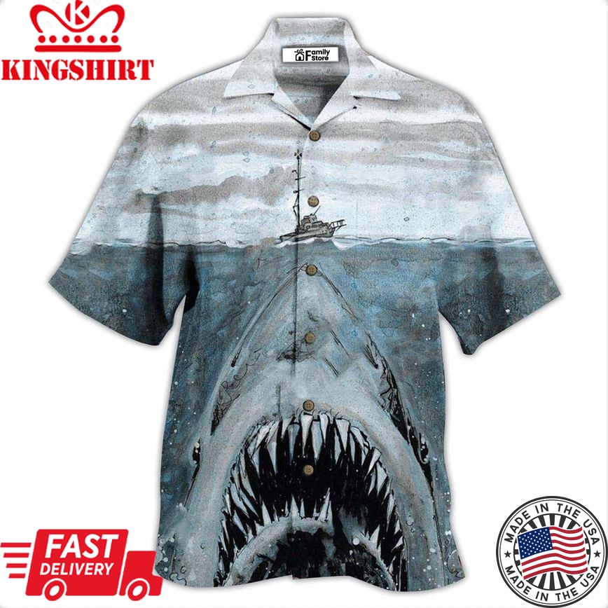 Shark Let Shark Kiss You Hawaiian Shirt