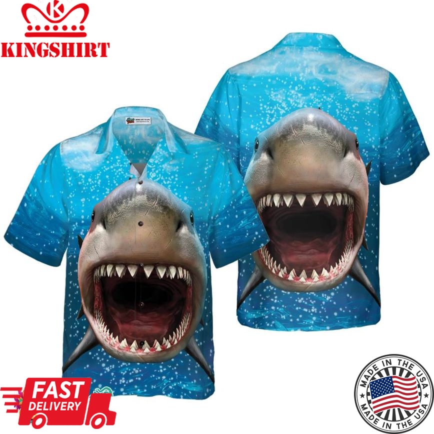 Shark Mouth 01 Hawaiian Shirt