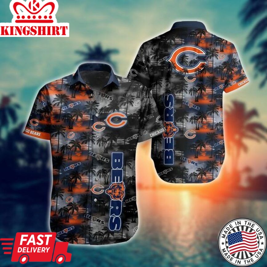 Short for Fans 2: NFL Chicago Bears Hawaiian Shirt