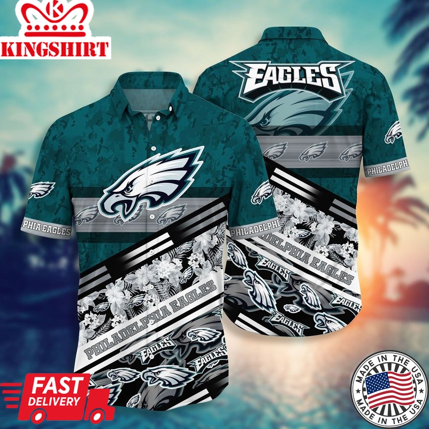 Short Style Philadelphia Eagles Shirt: Hot Trending Design, Ideal for Fans