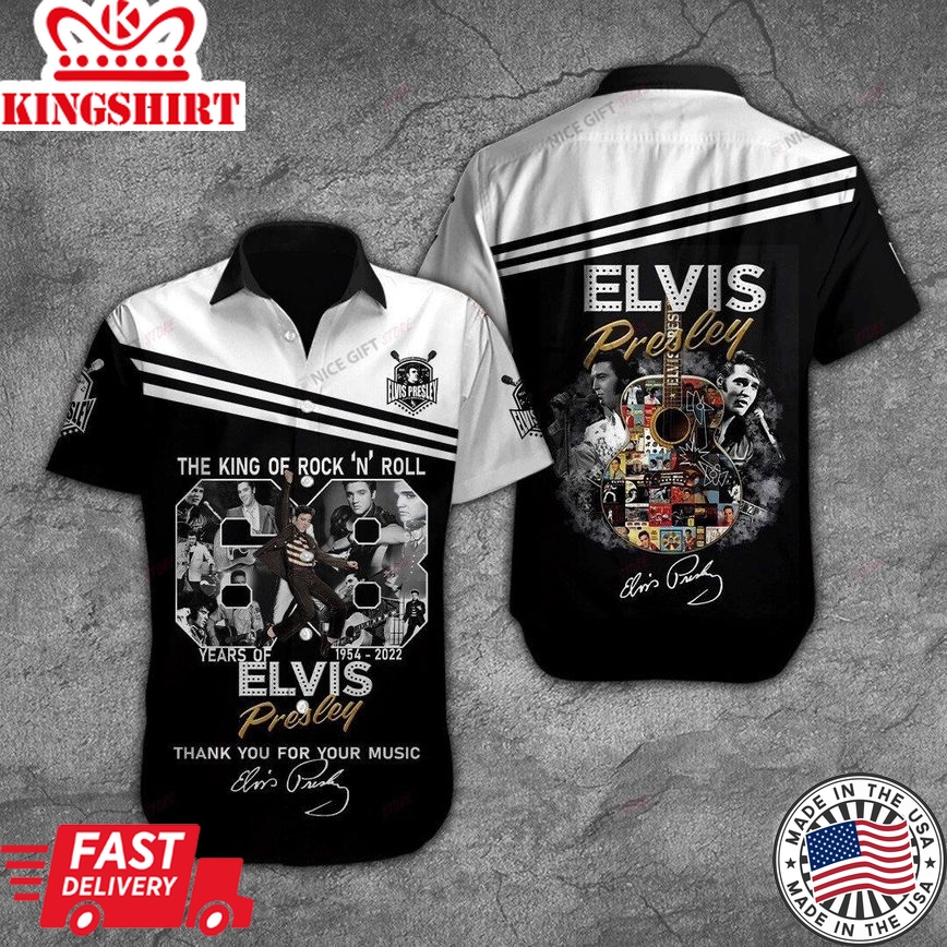 Showcase Your Love for Elvis in Hawaiian 3D Style