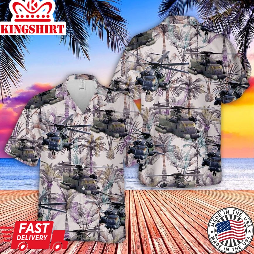 Sikorsky Mh53 Pave Low Trendy Hawaiian Shirt, Trendy Hawaiian Shirt For Men, Women