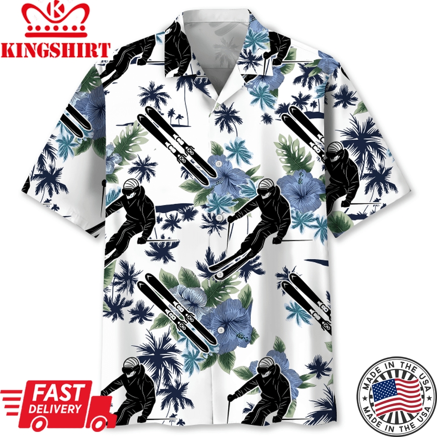 Skiing White Nature Hawaii Shirt