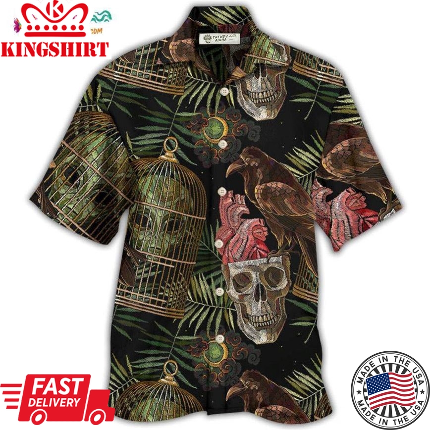 Skull Alien So Cool Hawaiian Shirt