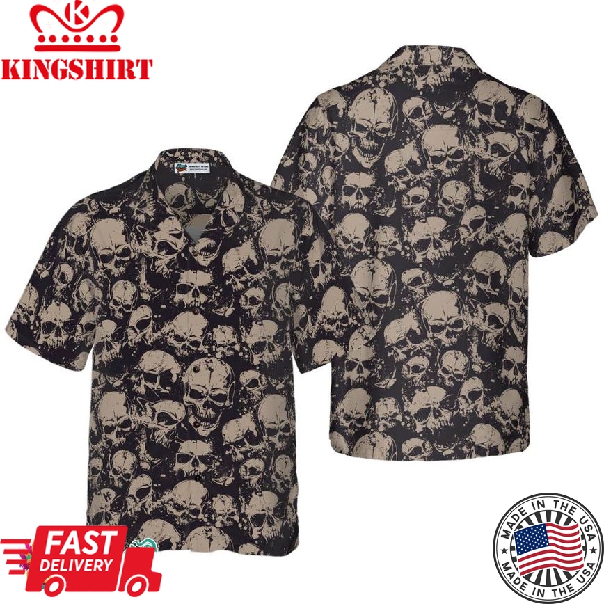 Skull And Cool Hawaiian Shirt