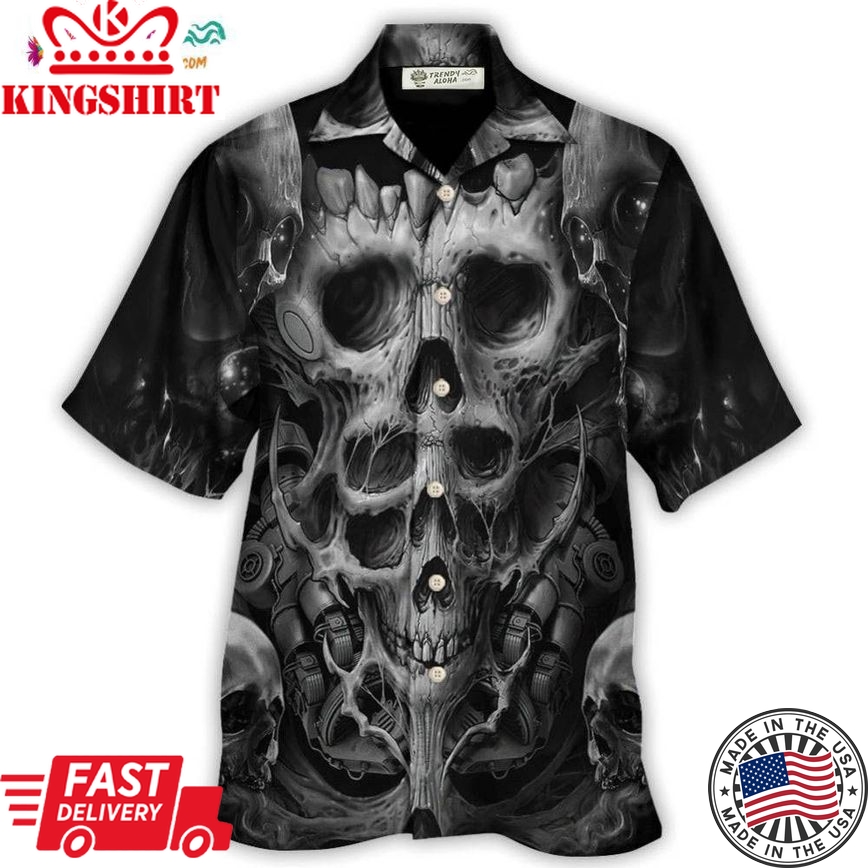 Skull Dark Inner Demons Hawaiian Shirt