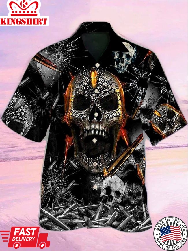 Skull Oh My Skull Cool Hawaiian Shirt