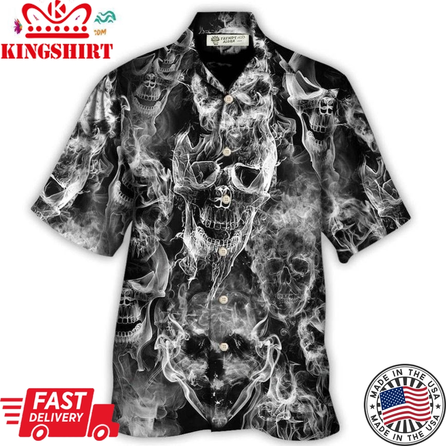 Skull Smoke Kill This Life Hawaiian Shirt