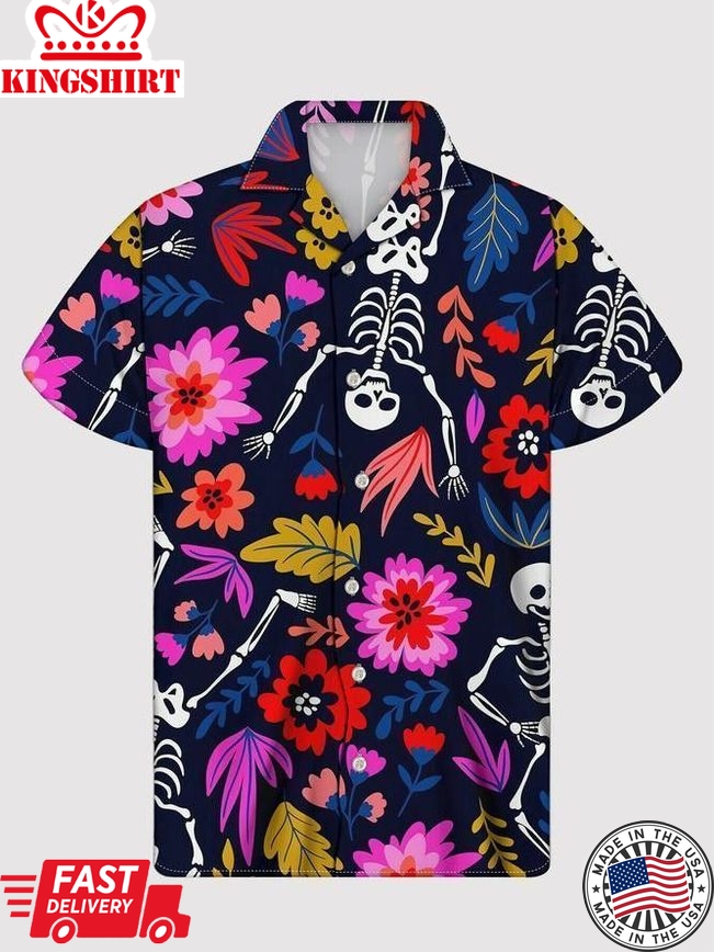 Skull Trendy Hawaiian Shirt