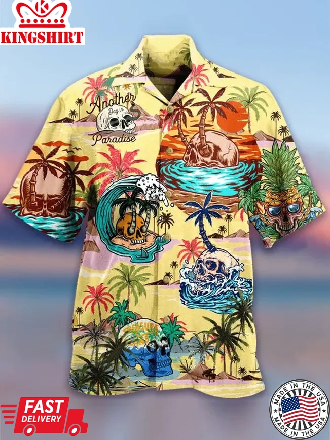 Skull Trendy Hawaiian Shirt