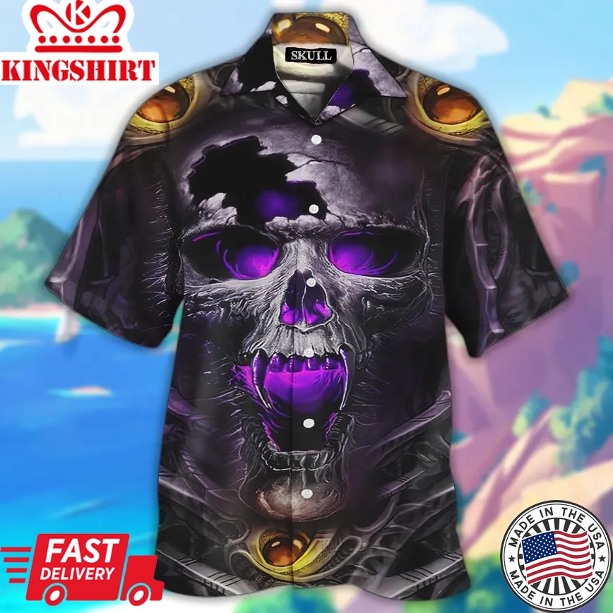 Skull Trendy Hawaiian Shirt