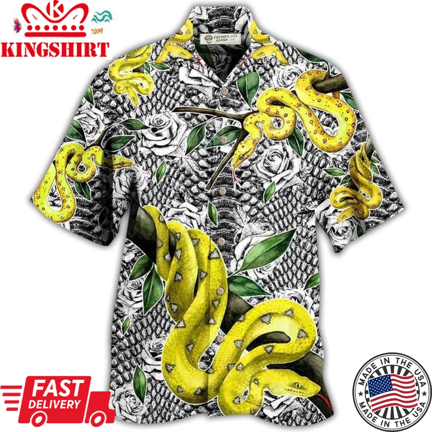 Snake Animals Awesome Snake Hawaiian Shirt