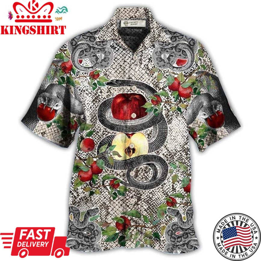 Snake Animals Garden Of Eden Snake Hawaiian Shirt