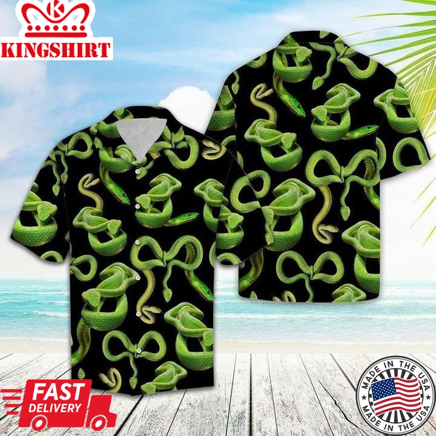 Snake Lover Trendy Hawaiian Shirt Summer Gifts