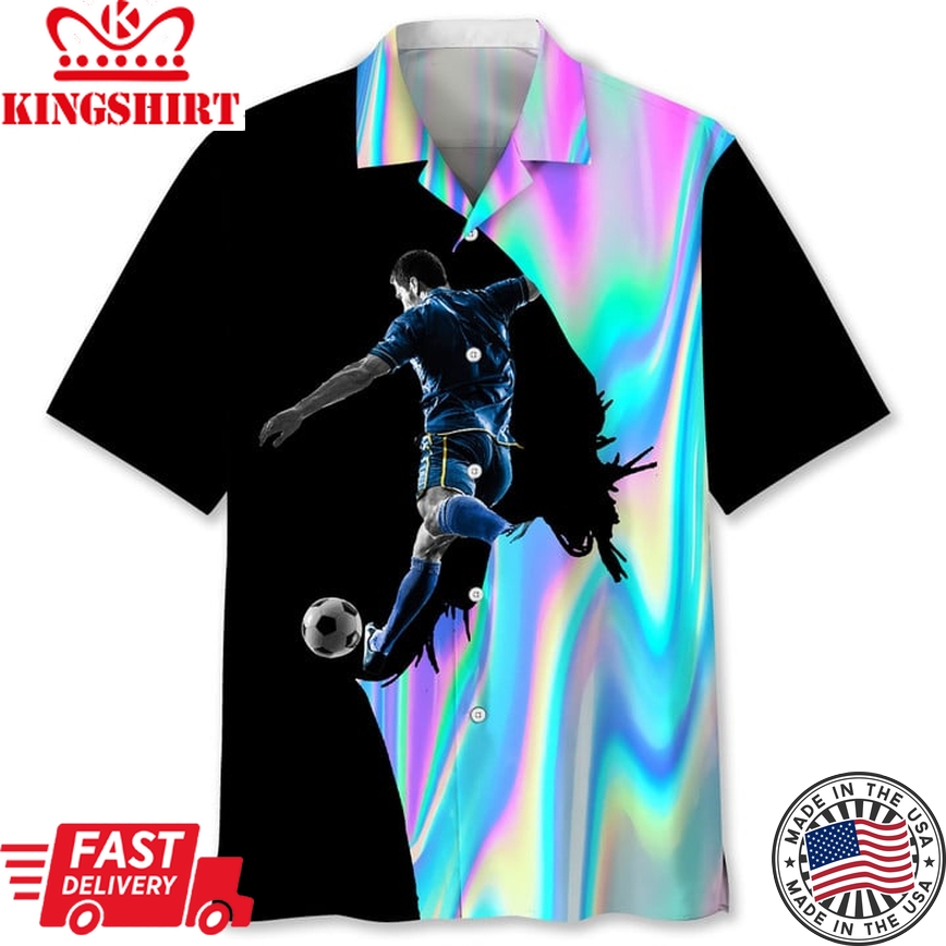 Soccer Liquid Metal Hawaii Shirt