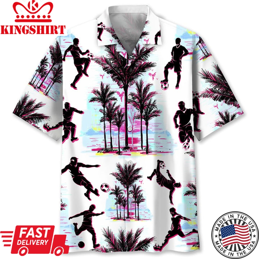 Soccer Palm Trees Hawaii Shirt