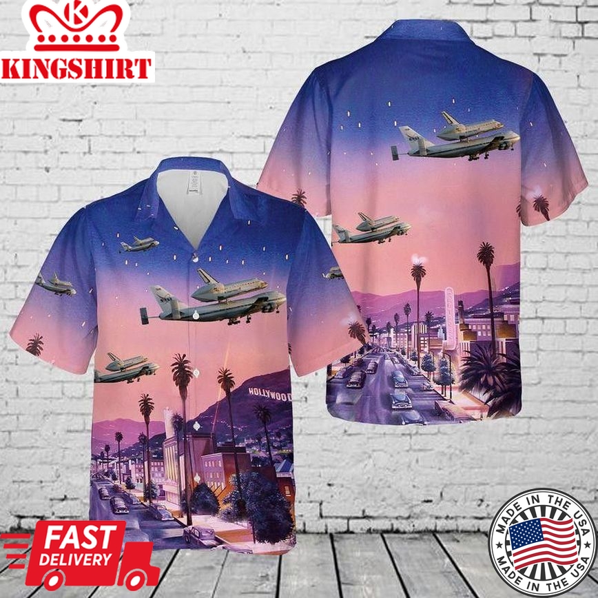 Space Shuttle Trendy Hawaiian Shirt