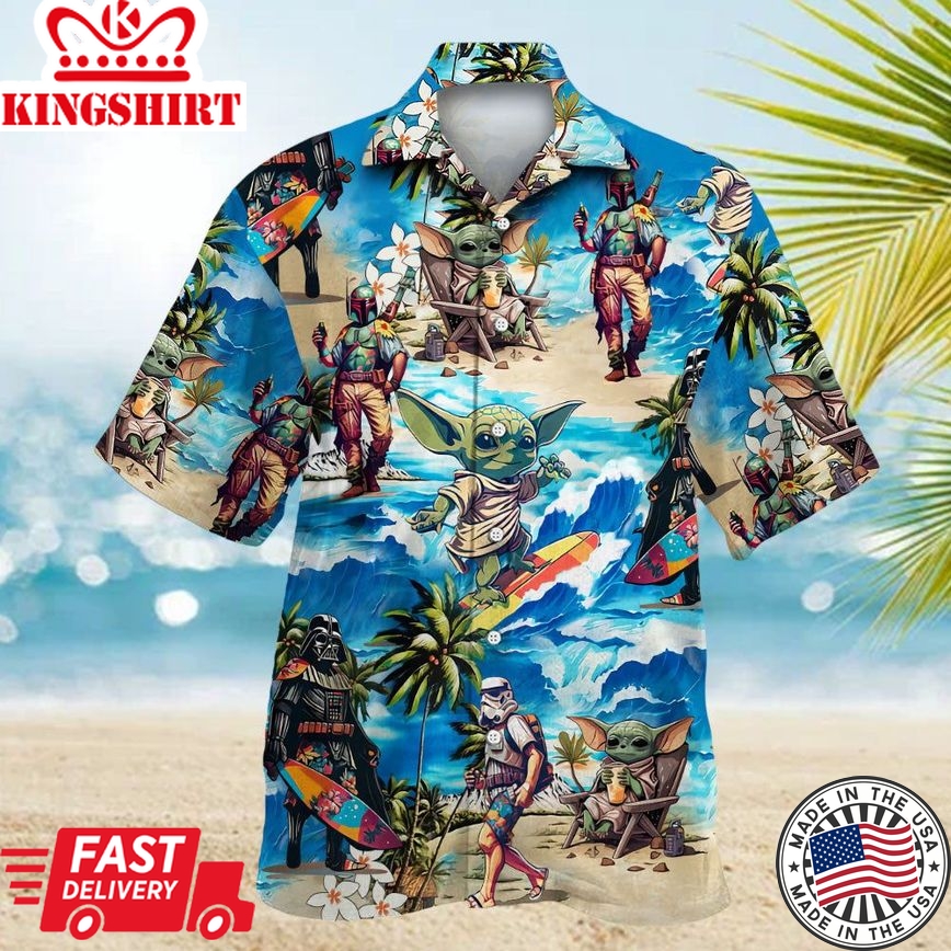 Special Star Wars Surfing Hawaiian Shirt