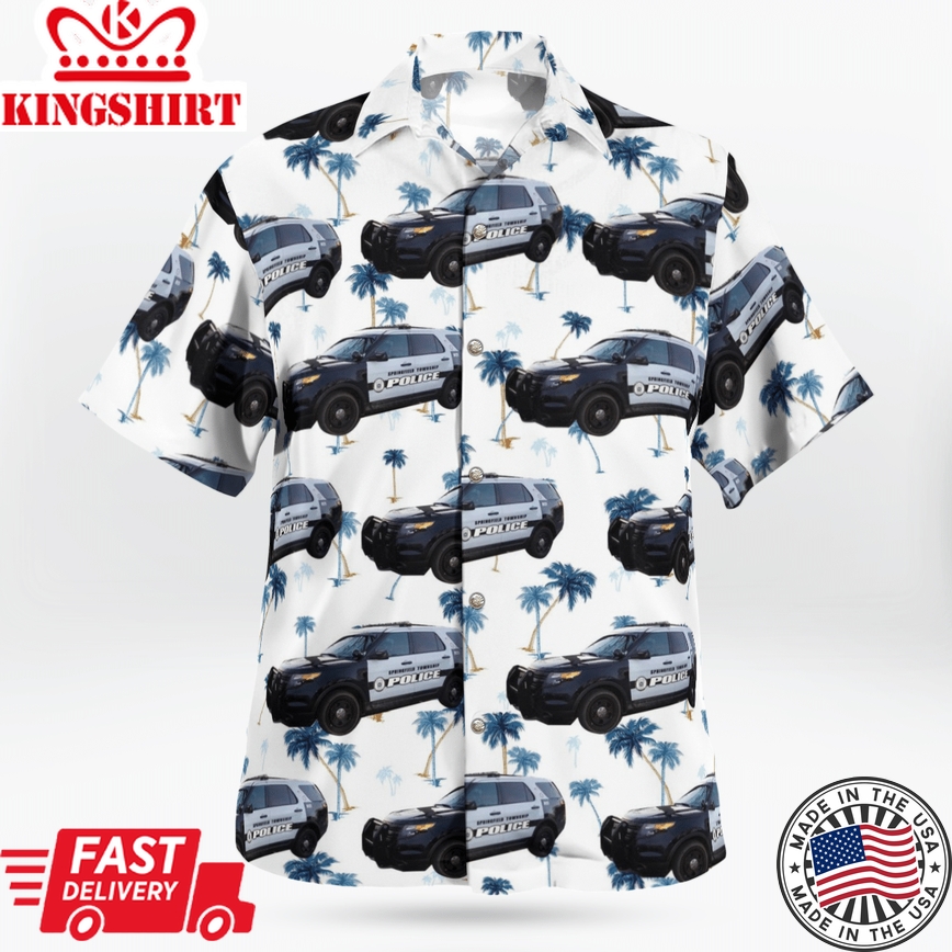 Springfield Delco Police Department Hawaiian Shirt