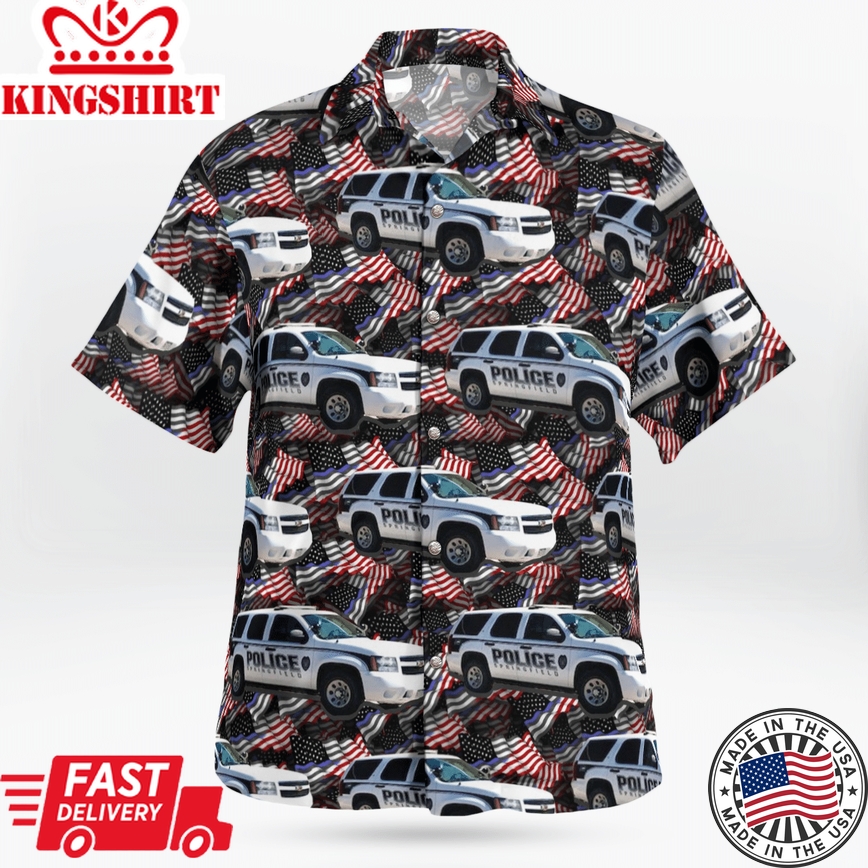 Springfield Police Department Emblem Hawaiian Shirt - Colorado Edition