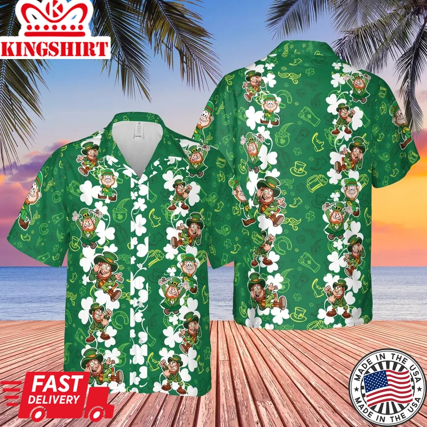 St Patricks Day Trendy Hawaiian Shirt For