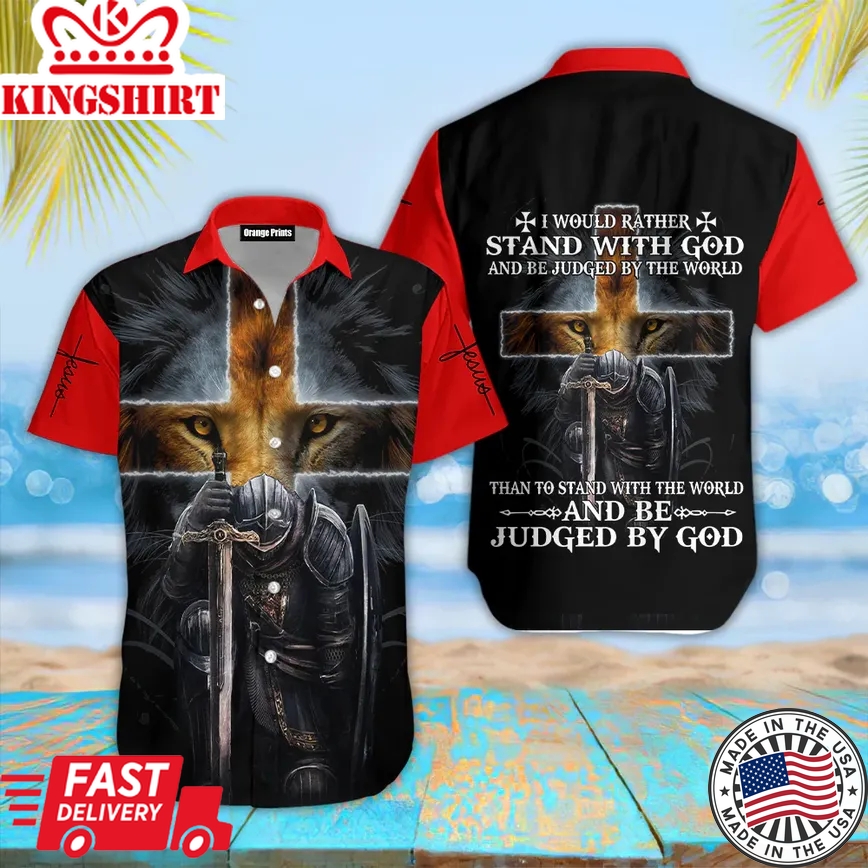 Stand With God Trendy Hawaiian Shirt For