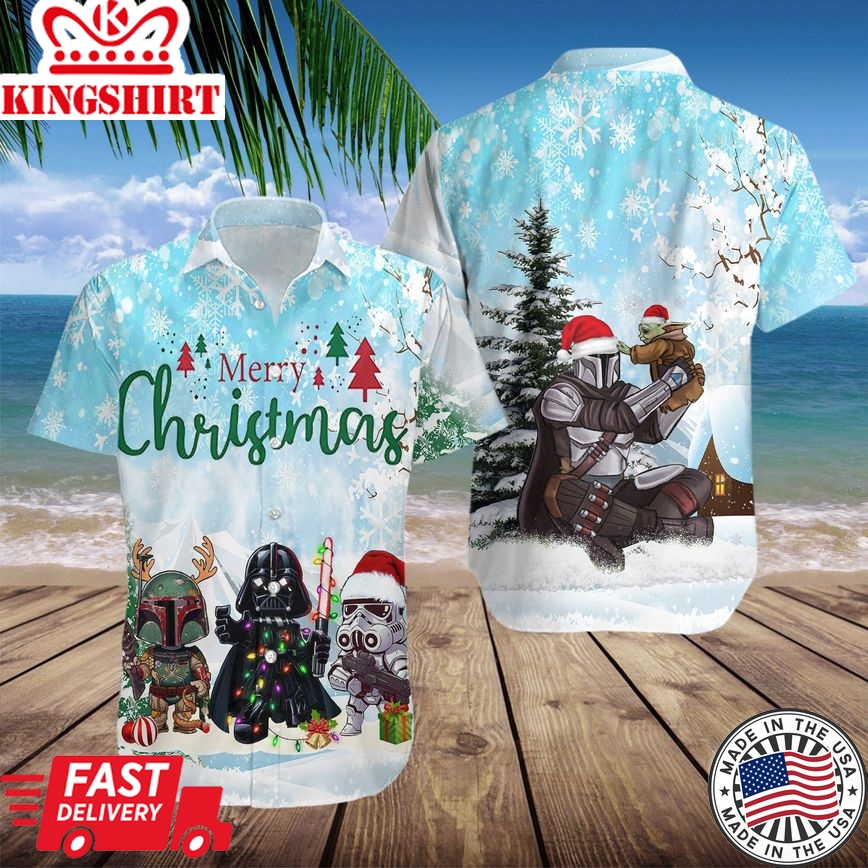 Star War Merry Christmas Hawaiian Summer Shirt