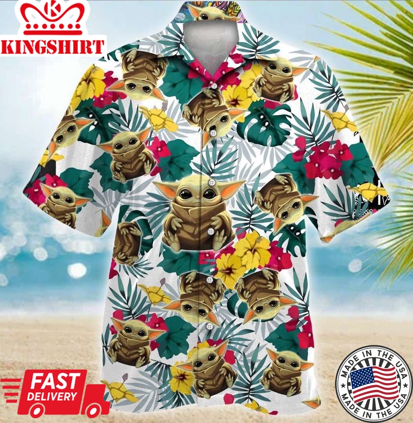 Star Wars Baby Yoda Hawaiian Shirt