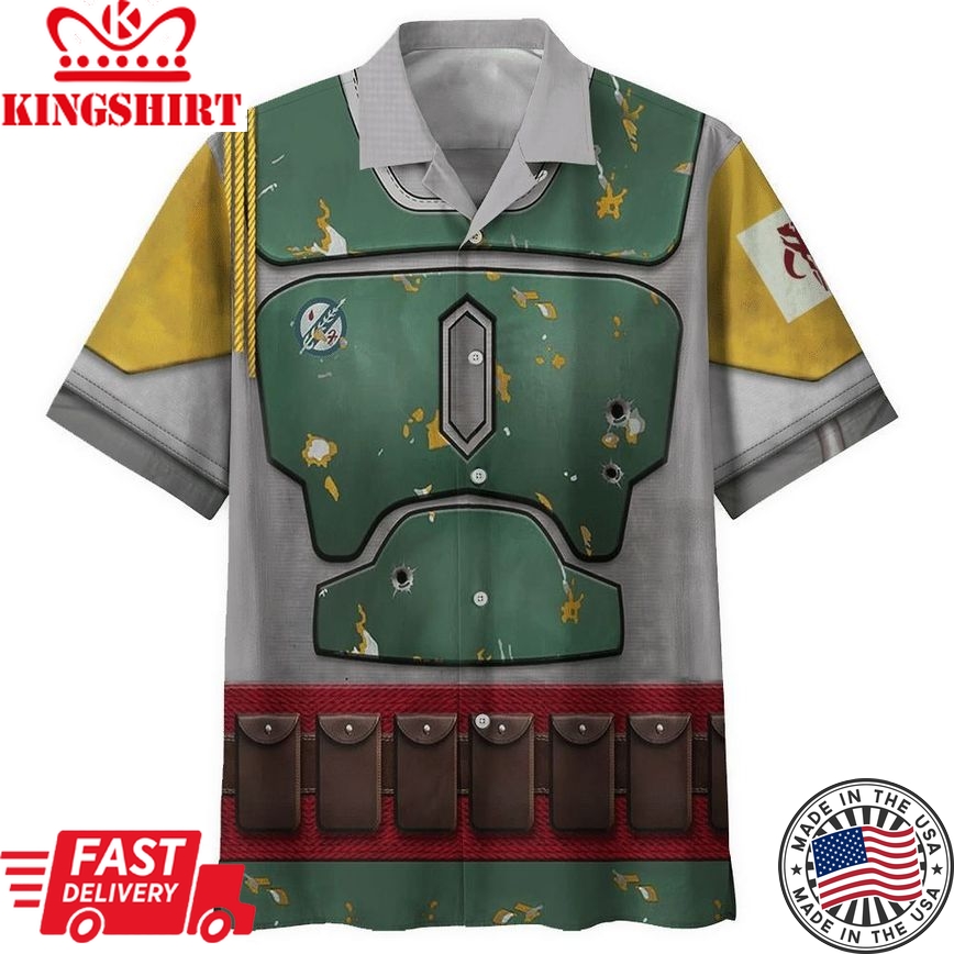 Star Wars Boba Fett Cosplay Hawaiian Shirt