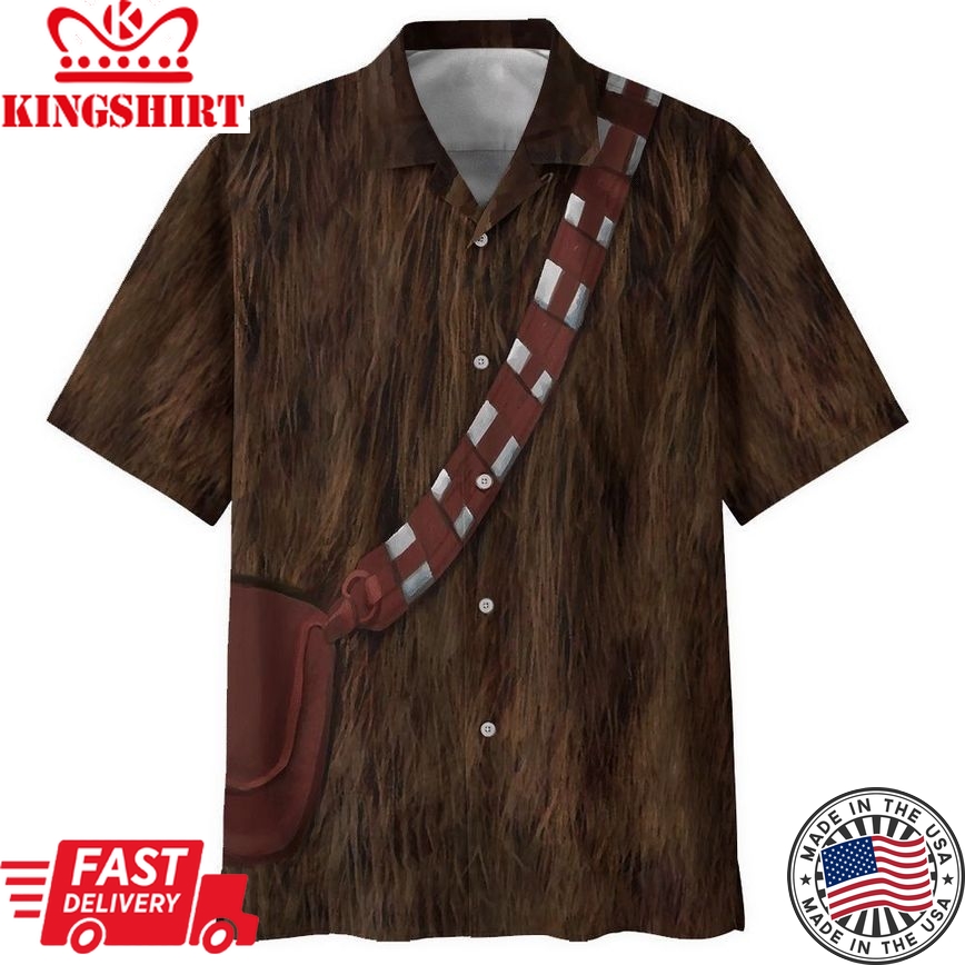 Star Wars Chewbacca Cosplay Hawaiian Shirt