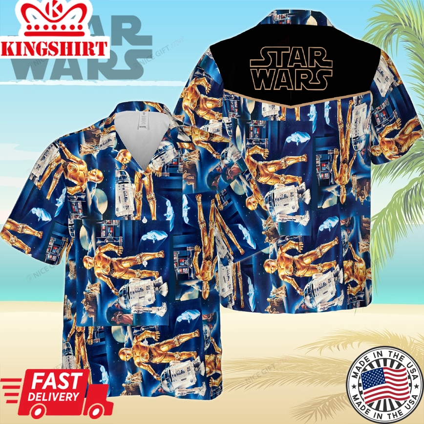 Star Wars Chronicles Emerge on Hawaiian 3D Shirt Canvas