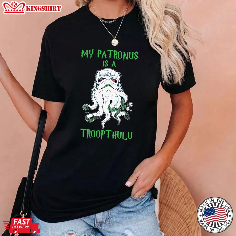 Star Wars Darth Vader My Patronus Is A Troopthulu T-Shirt