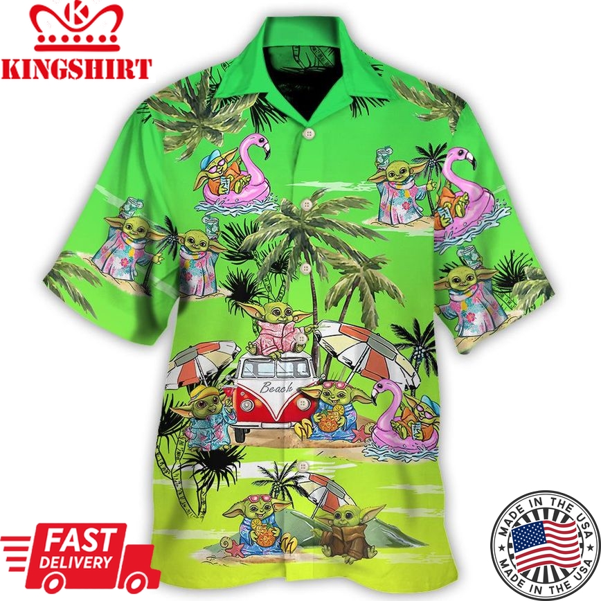 Star Wars Disney Baby Yoda Cool Hawaiian Shirt