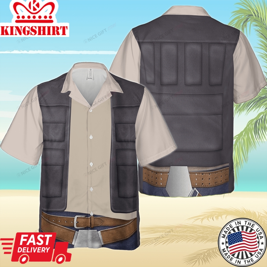 Star Wars Han Solo Cosplay Hawaiian 3D Shirt