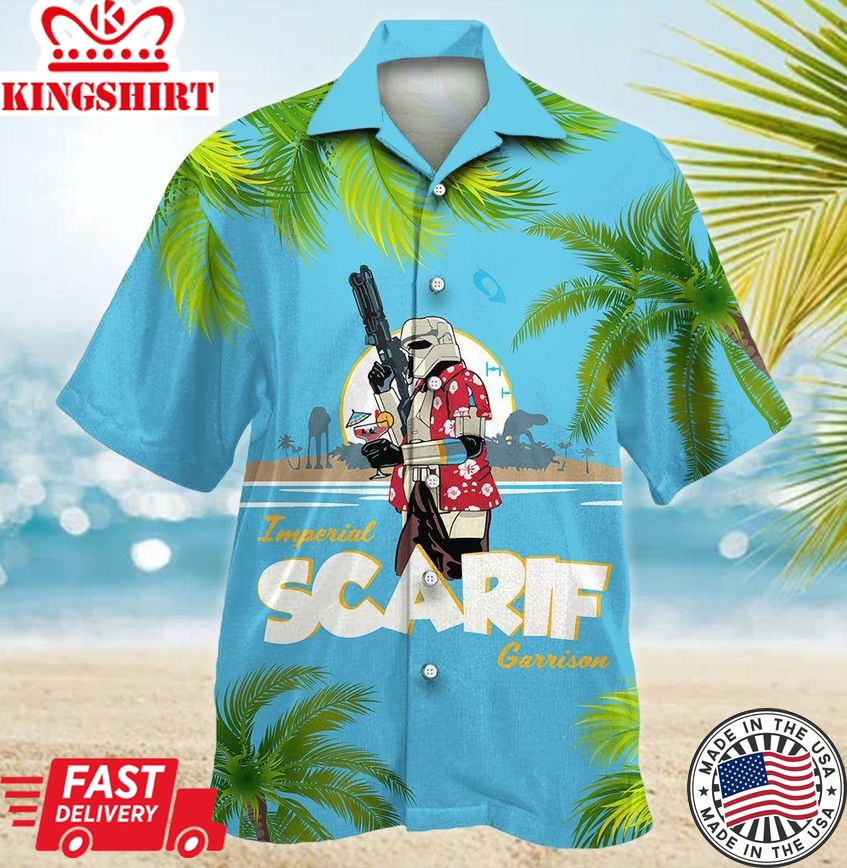 Star Wars Scarif Trooper Hawaiian Shirt