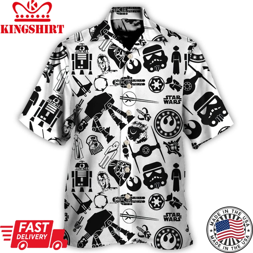 Star Wars Stick Cool Hawaiian Shirt