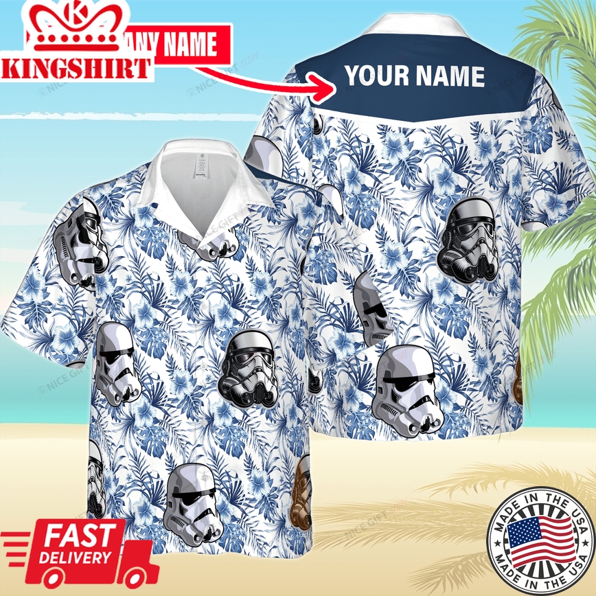 Star Wars Stormtrooper Personalized Hawaiian 3D Shirt