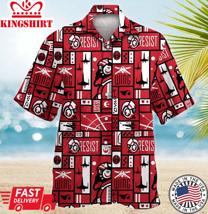 Star Wars Wing Resist Hawaiian Shirt