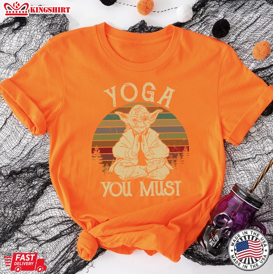 Star Wars Yoda Yoga You Must Vintage T-Shirt